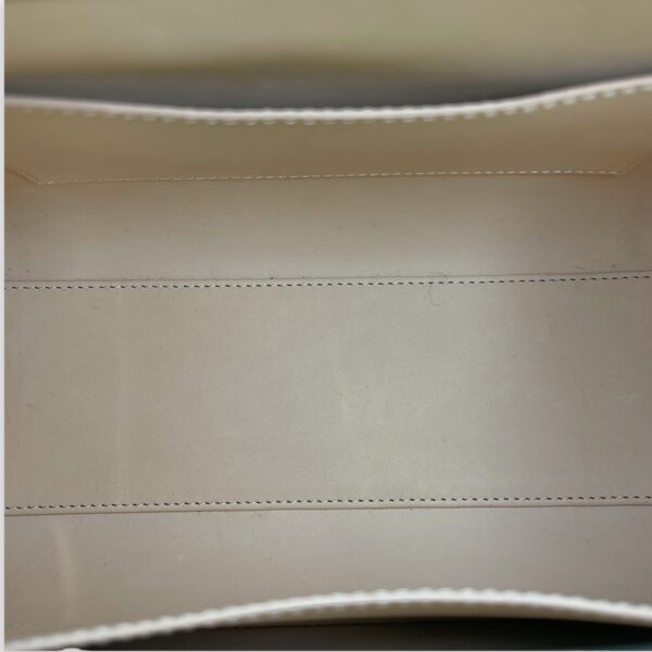 Petite Ballerine 26x18.5x10cm Lime Green Shoulder Bag in Calfskin, Silver hardware - Image 7