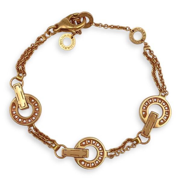 Bvlgari S/M Bracelet in 18k Rose Gold Hardware - Image 3