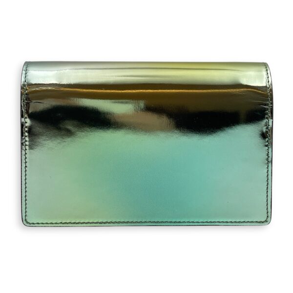 Dionysus Mini Green Crossbody Bag in Metallic, Silver hardware - Image 3