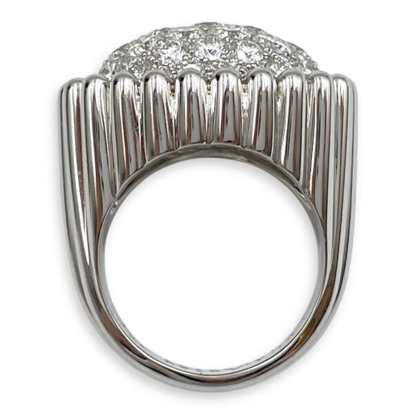 Perlée Diamonds Pavé 48 Ring in White Gold Hardware - Image 4
