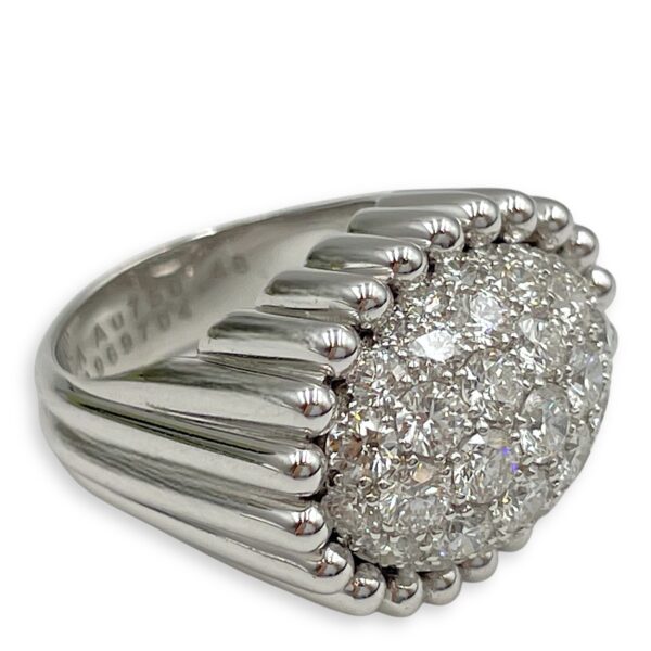 Perlée Diamonds Pavé 48 Ring in White Gold Hardware - Image 3