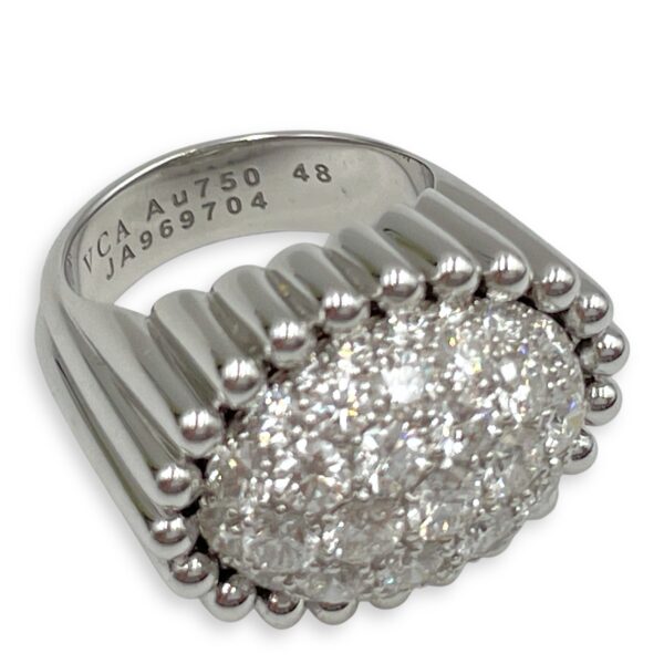 Perlée Diamonds Pavé 48 Ring in White Gold Hardware - Image 6