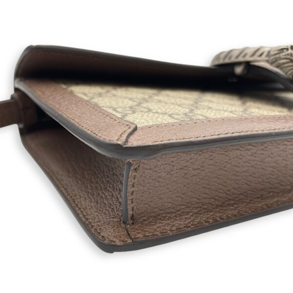 Dionysus GG Cannage Wristlet Clutch in Coated Canvas, Palladium hardware - Image 8