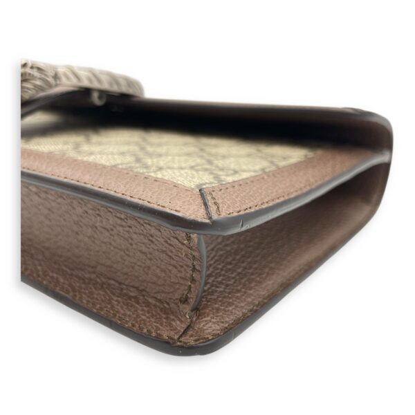 Dionysus GG Cannage Wristlet Clutch in Coated Canvas, Palladium hardware - Image 9