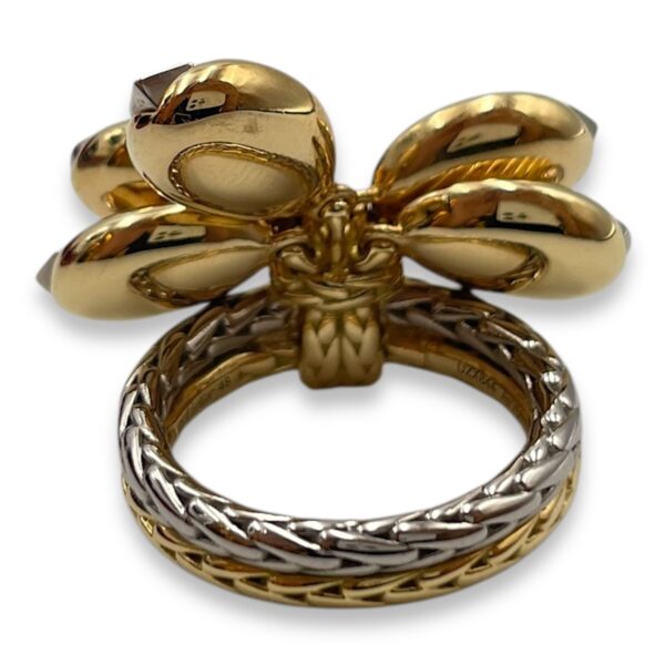 Grain De Cafe 48 Ring in White Gold/Yellow Gold Hardware - Image 3