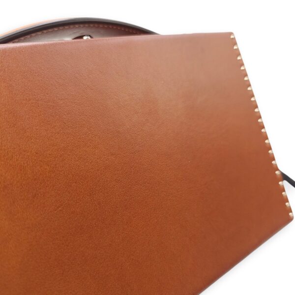 Suitcase Little Brown Shoulder Bag in Calfskin, Silver hardware - Image 4