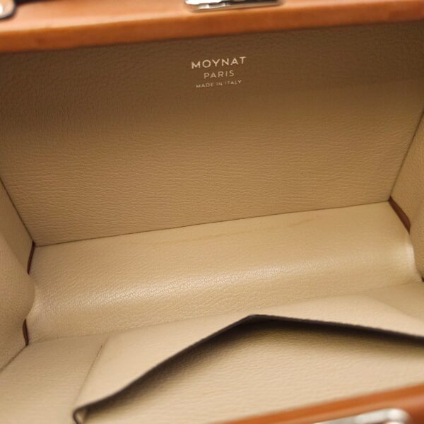 Suitcase Little Brown Shoulder Bag in Calfskin, Silver hardware - Image 18