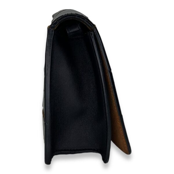 Cassette Crossbody Bag Black in Lambskin - Image 5