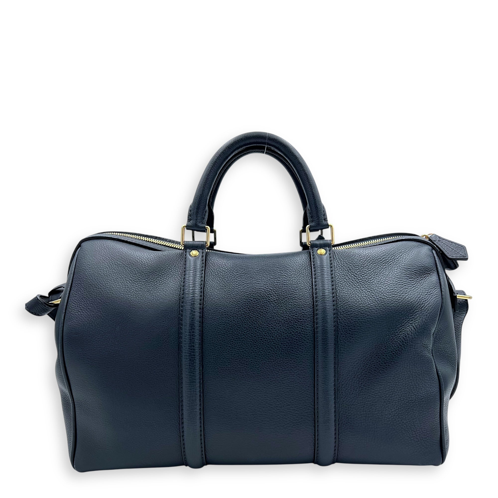 Sofia Coppola Boston Blue Top Handle Bag in Calfskin, Gold hardware - Image 3