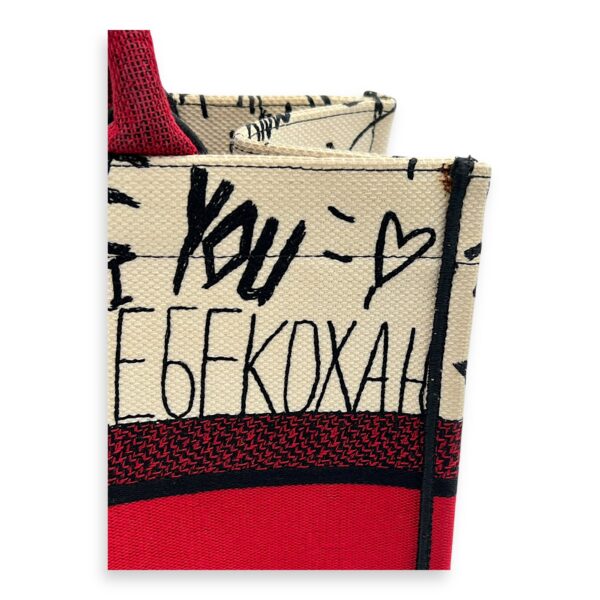 Book Tote Tote Bag Medium White in Canvas - Image 11