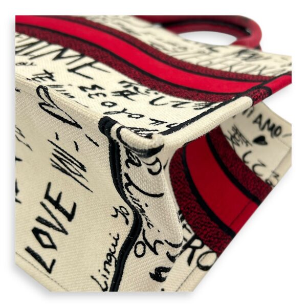 Book Tote Tote Bag Medium White in Canvas - Image 10