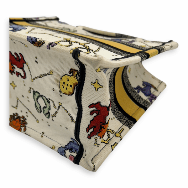 Book Tote Small White Tote Bag in Canvas - Image 11