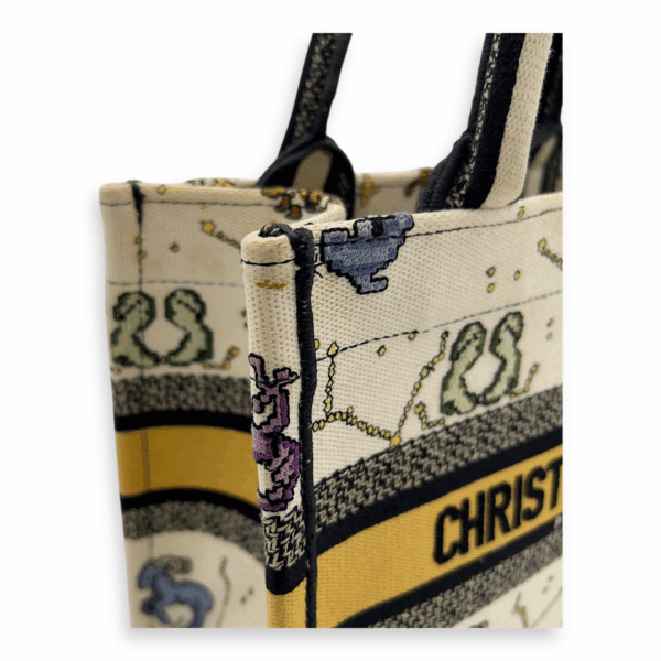 Book Tote Small White Tote Bag in Canvas - Image 12