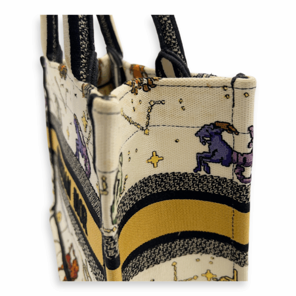 Book Tote Small White Tote Bag in Canvas - Image 13