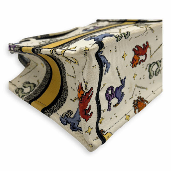 Book Tote Small White Tote Bag in Canvas - Image 10