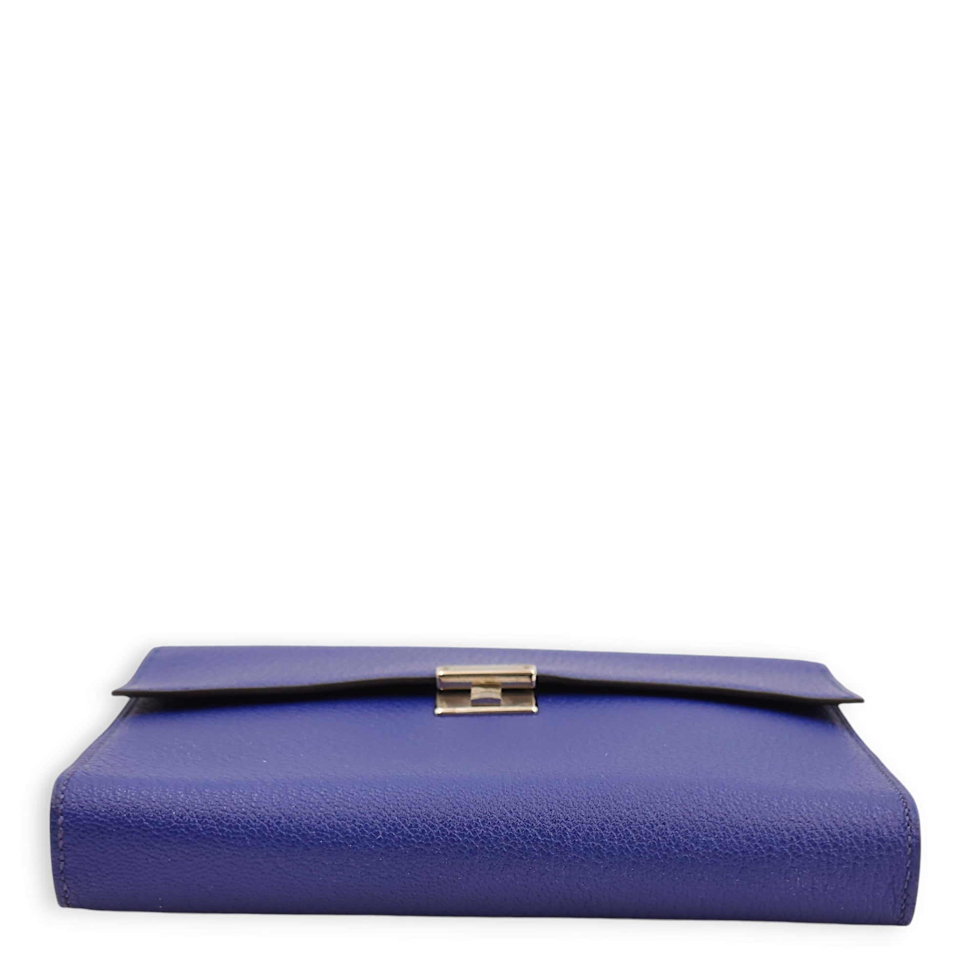 Clic 16 Blue Electric Wallet, Palladium hardware - Image 6