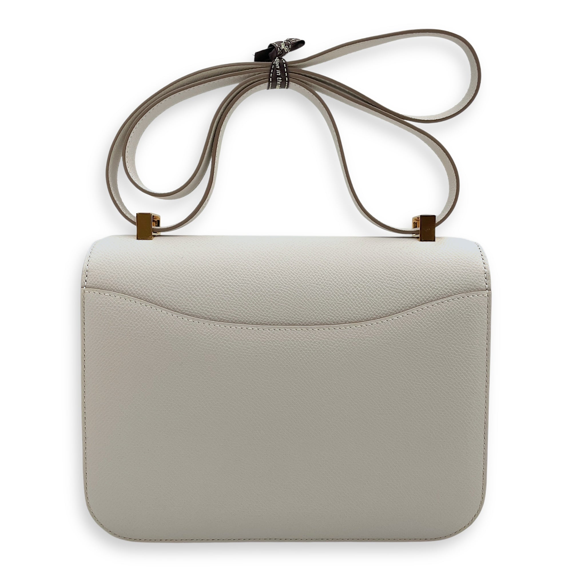 Constance 1 24 Gris Pale in Epsom, Gold hardware - Image 3