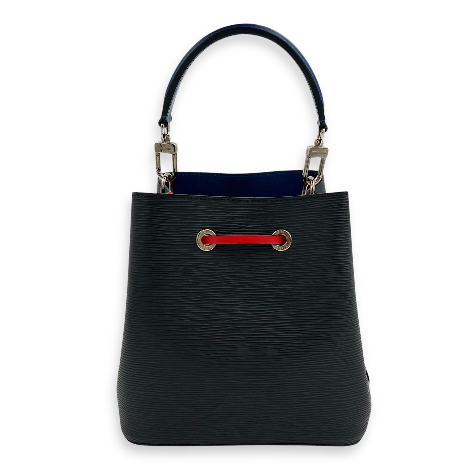 NeoNoe Shoulder Bag BB Black in Epi Leather, Silver hardware - Image 3