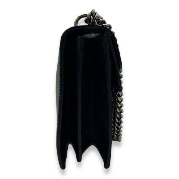 Dionysus Shoulder Bag Black in Calfskin, Silver hardware - Image 4
