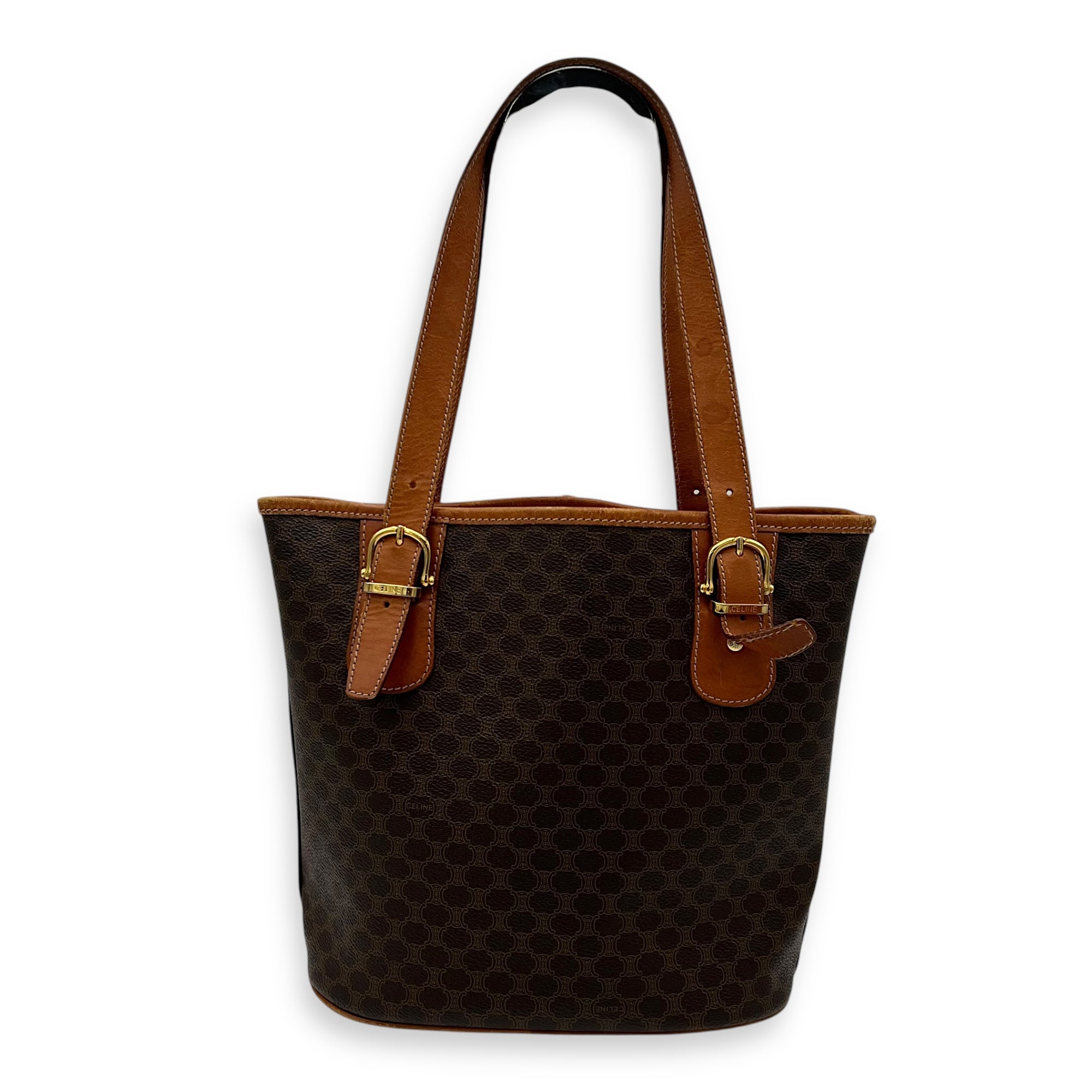 Macadam Shoulder Bag Brown in Coated Canvas, Gold hardware - Image 3