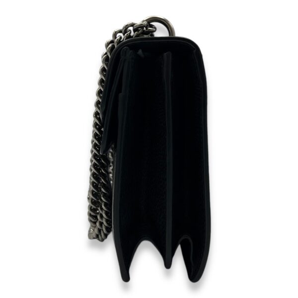 Dionysus Shoulder Bag Black in Calfskin, Silver hardware - Image 5