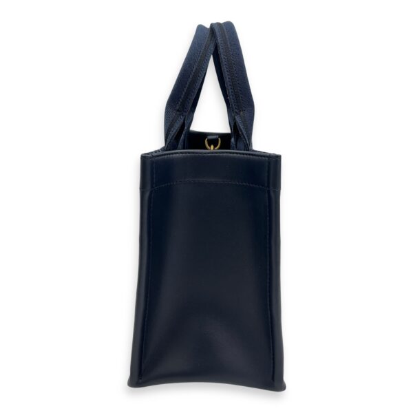 Book Tote Small Blue Top Handle Bag in Denim - Image 5