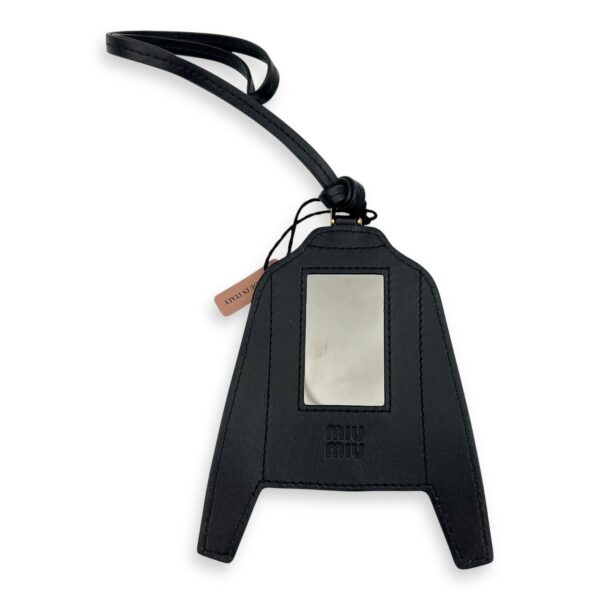 Trick Keychain Blue in Calfskin, Gold hardware - Image 3