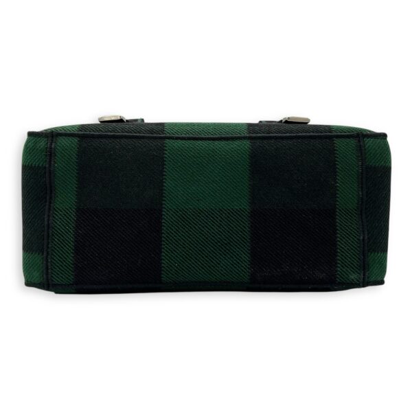 Camp Crossbody Bag Green in Canvas, Silver hardware - Image 6