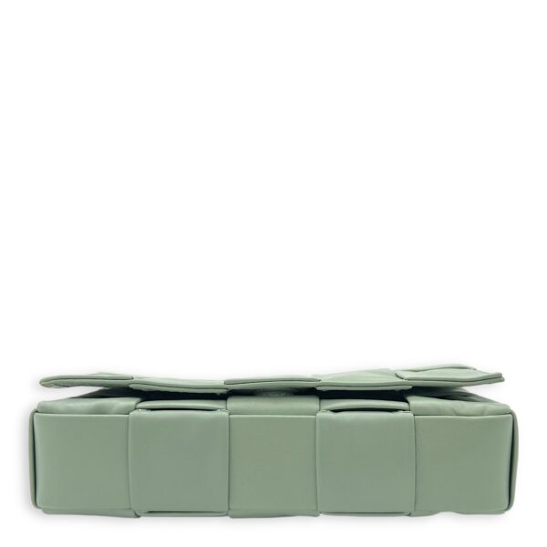 Cassette Crossbody Bag Green in Calfskin - Image 6