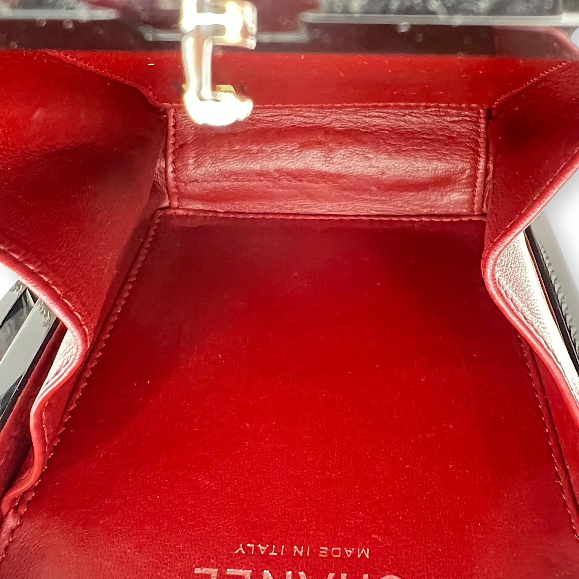 Minaudiere Trolley Clutch White in Others, Silver hardware - Image 7