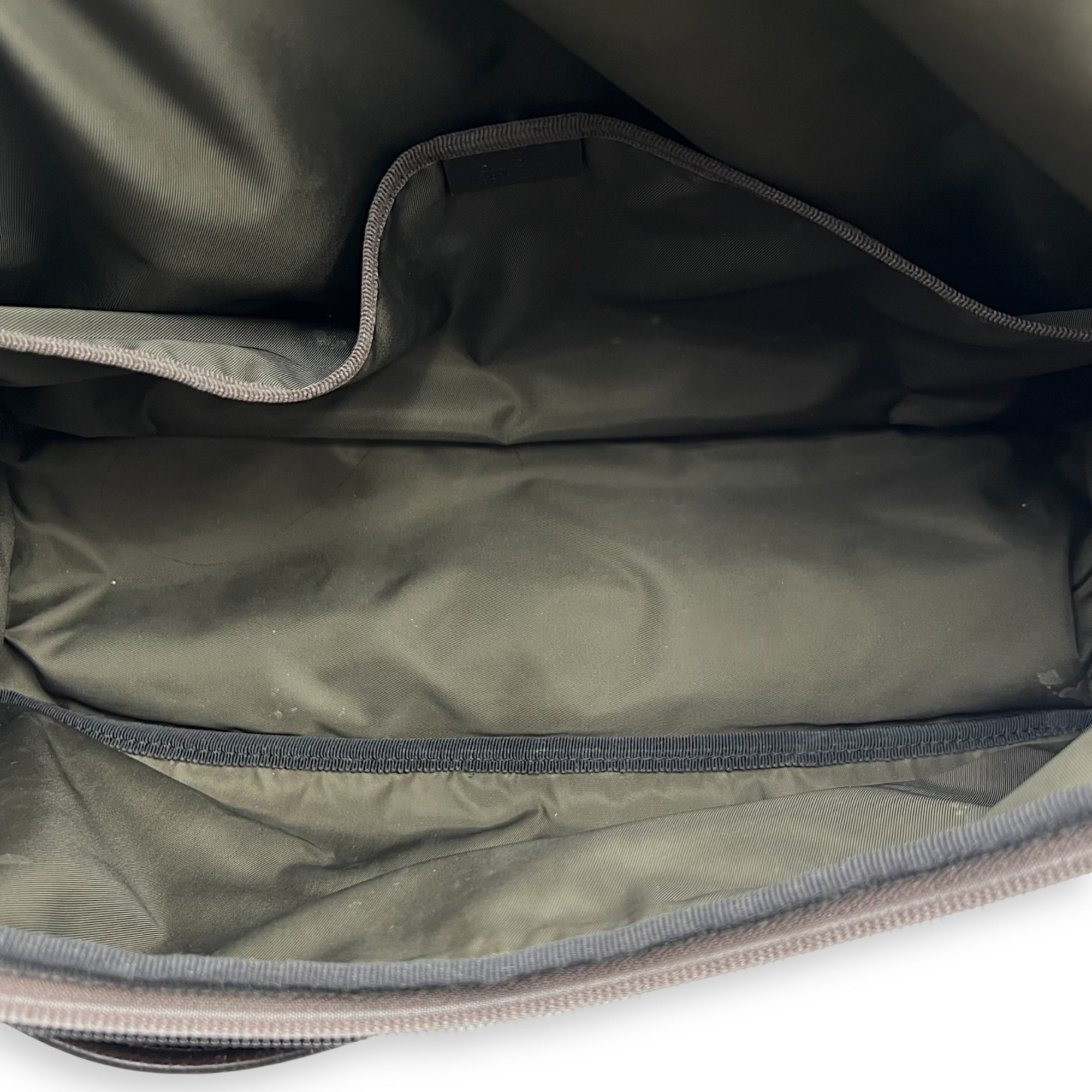 GG Shoulder Bag Brown in Canvas, Silver hardware - Image 7