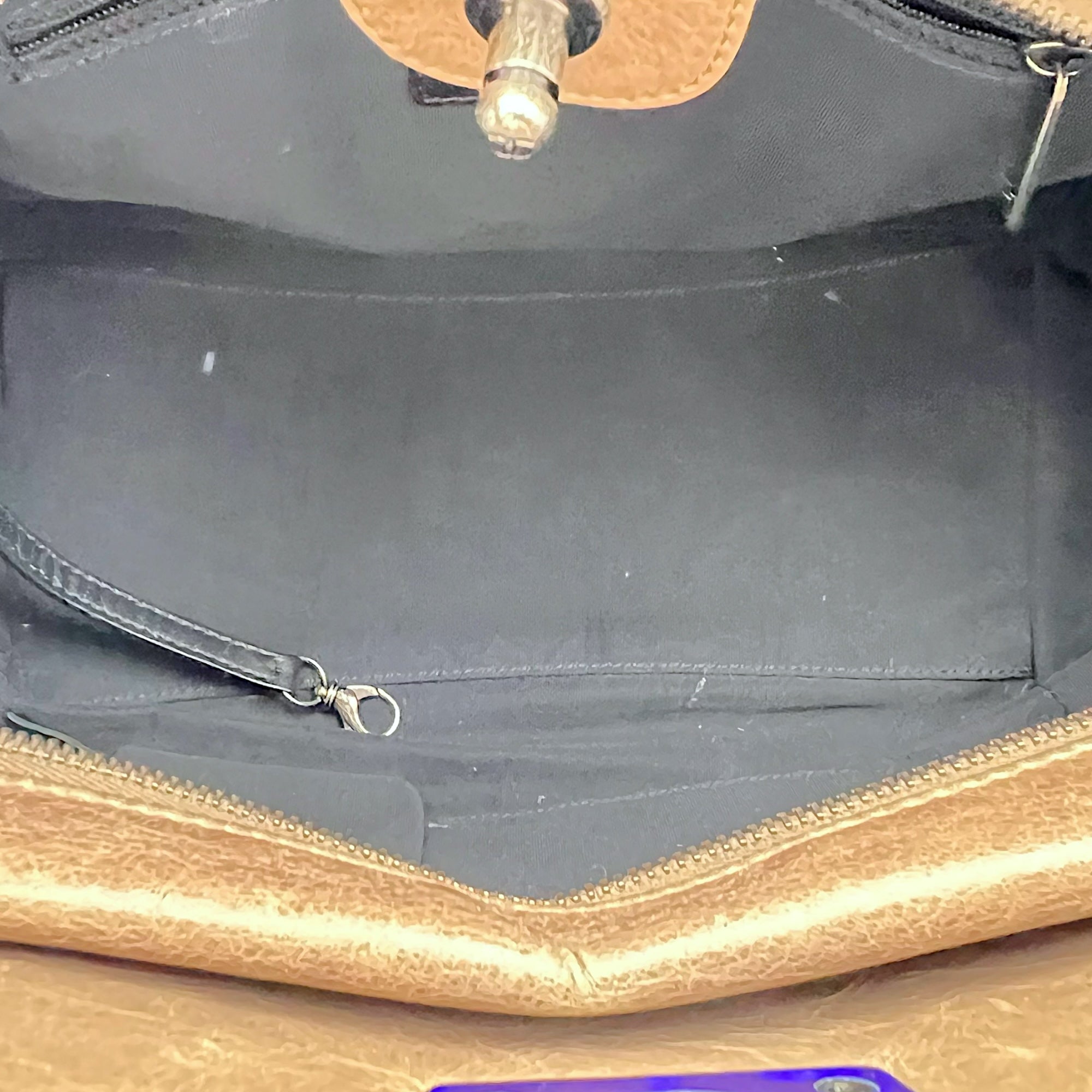 Boy Top Handle Bag Beige in Calfskin, Gunmetal hardware - Image 8