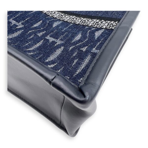 Book Tote Small Blue Top Handle Bag in Denim - Image 11