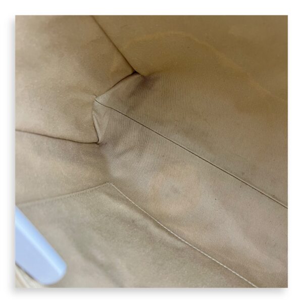 Woody Medium Beige Tote Bag in Canvas - Image 9