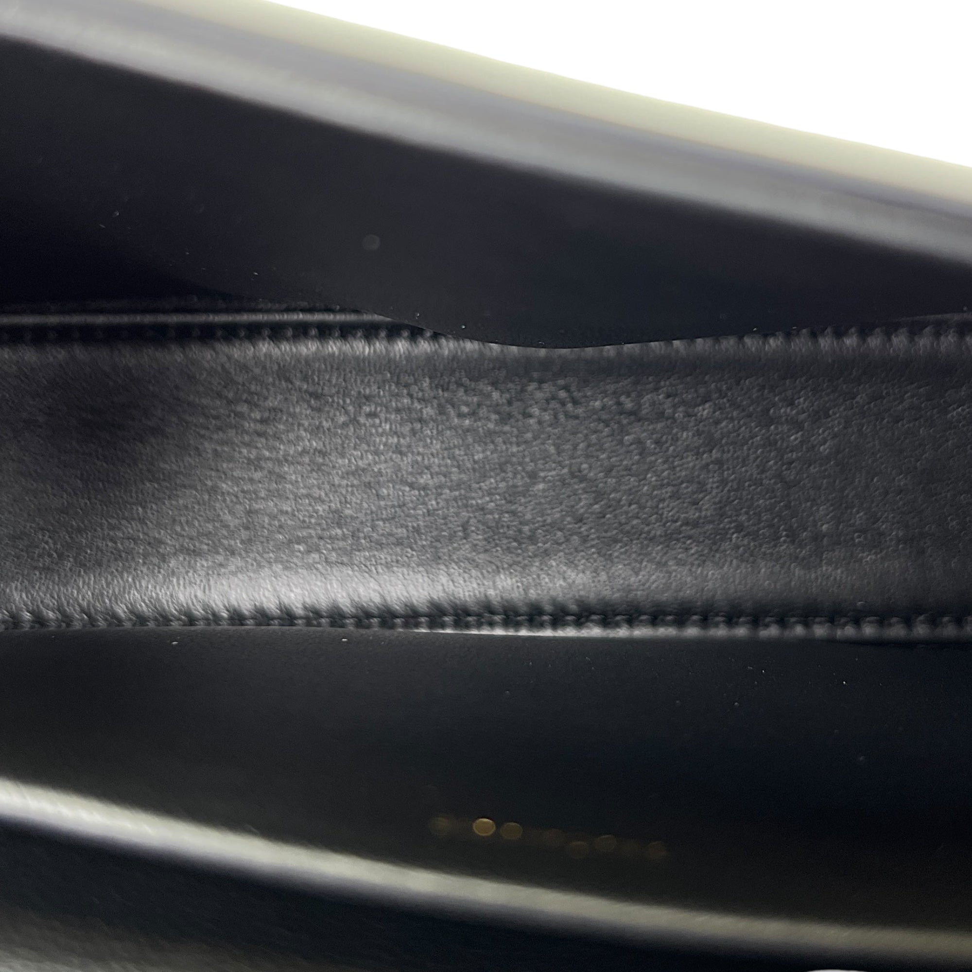 Triomphe Shoulder Bag Black in Calfskin , Gold Hardware - Image 12