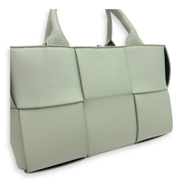 Arco Top Handle Bag Green in Lambskin - Image 12