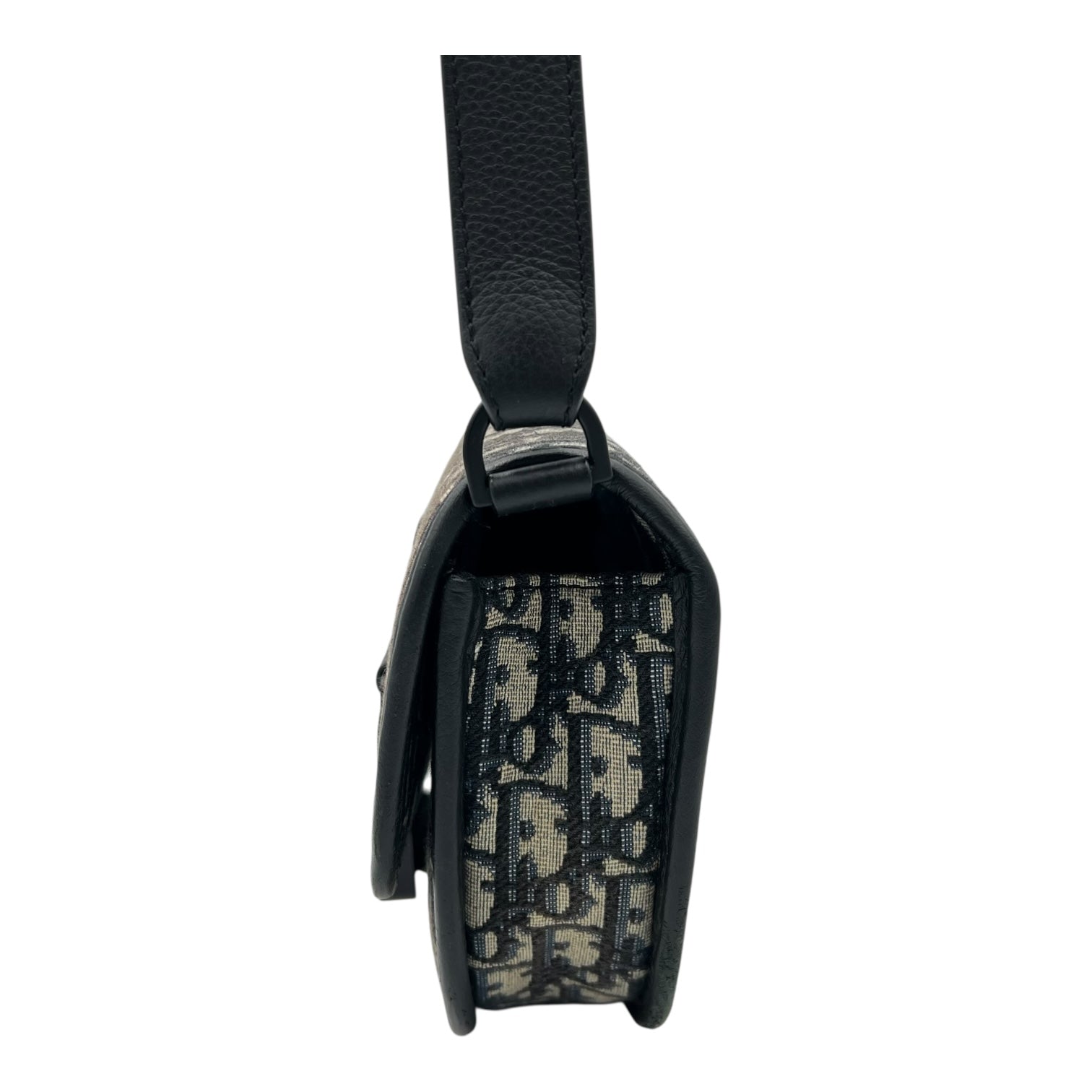 Gallop Crossbody Bag Small Blue in Canvas, Black hardware - Image 5