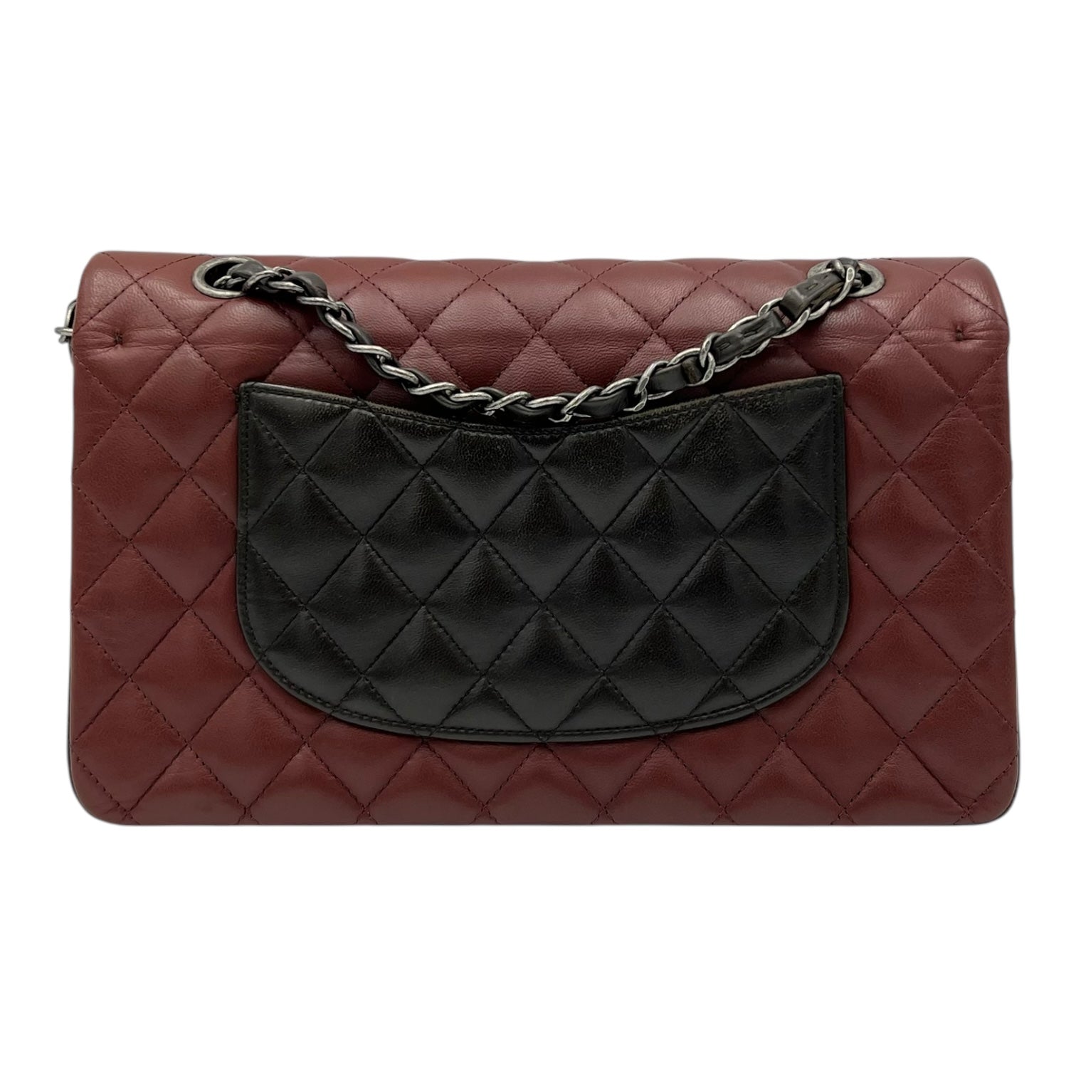 Classic Shoulder Bag Medium Multi-colour in Lambskin, Ruthenium hardware - Image 3