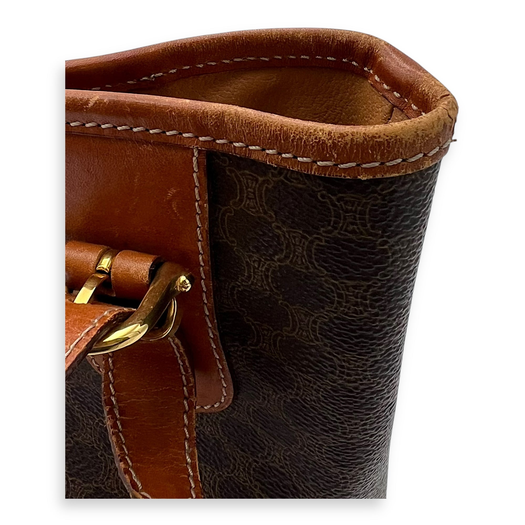 Macadam Shoulder Bag Brown in Coated Canvas, Gold hardware - Image 19