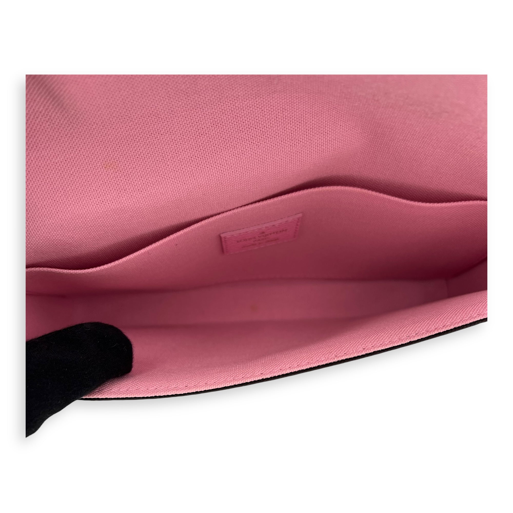 Vivienne Christmas Felicie Brown Wallet On Chain in Monogram Coated Canvas, Gold hardware - Image 7