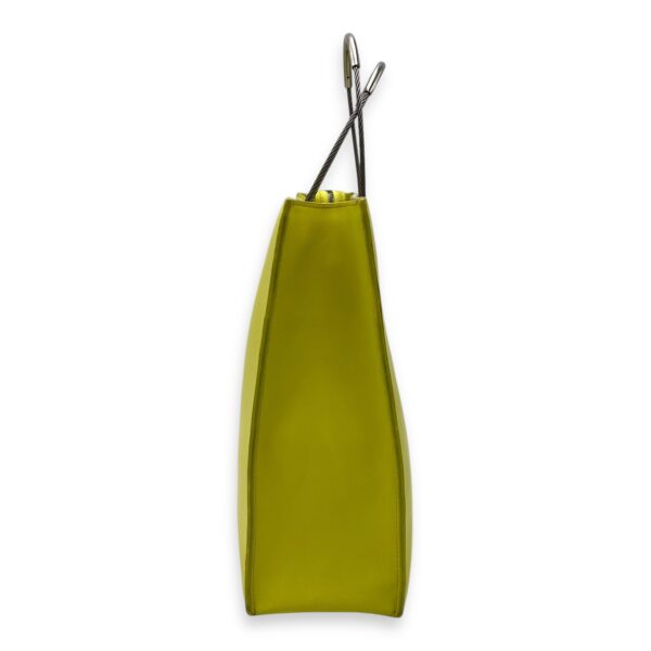 Cadle Top Handle Bag Medium Yellow in Calfskin, Gold hardware - Image 5