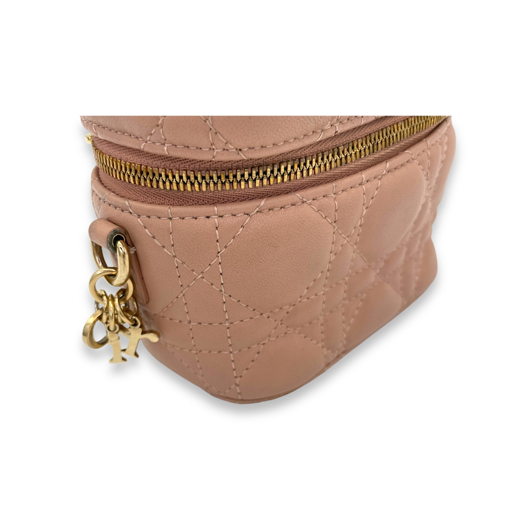 LADY DIOR Micro Vanity bag in Lambskin, Gold Hardware - Image 11