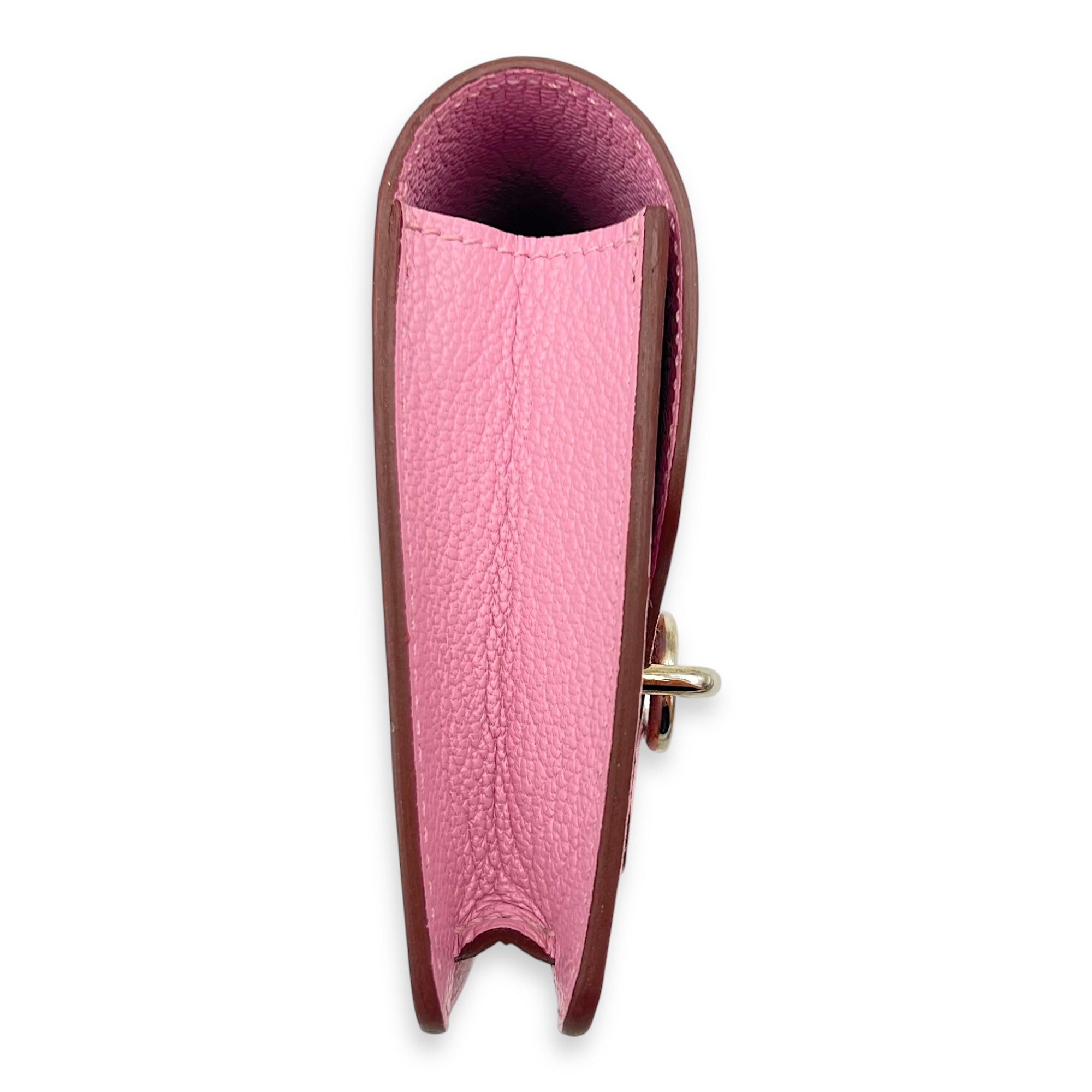 Roulis Slim Pink in Chevre Leather, Palladium hardware - Image 4