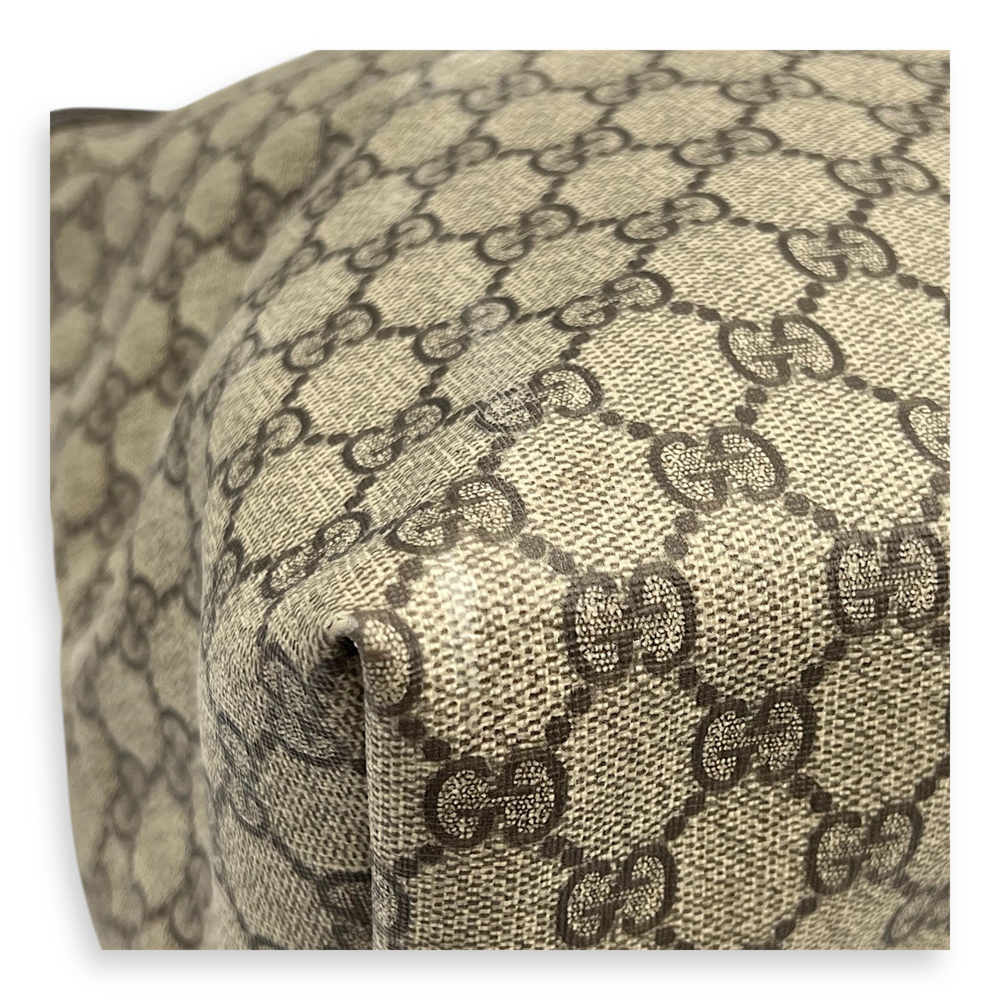 GG Tote Bag Brown in Jacquard, Gold hardware - Image 7