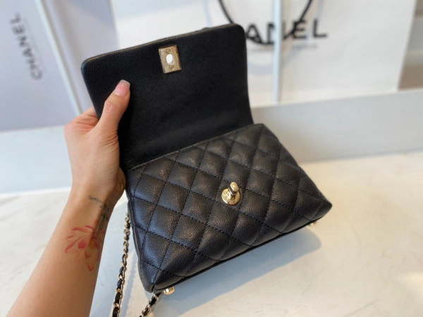 BestValue CHANEL MINI FLAP BAG WITH TOP HANDLE 1061 - Image 9