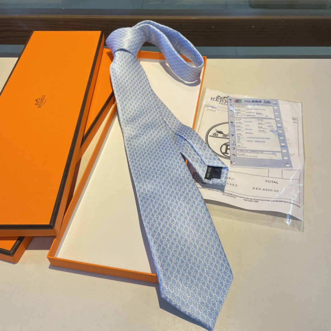 Bold 5907 Hermes Necktie For Men - Image 5
