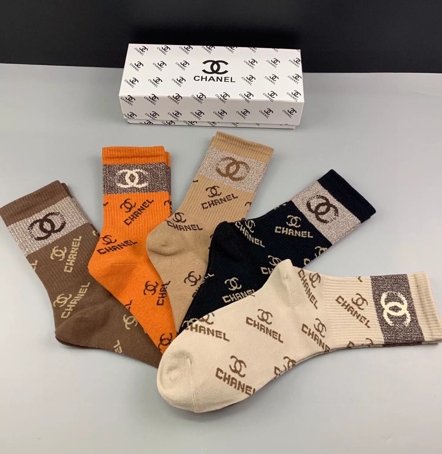Chanel Socks For Women Classic 7373 - Image 4