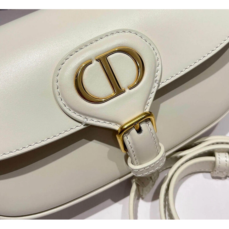 Internal Christian Dior Bobby East-West Bag M9327 in White Box Calfskin - Image 4