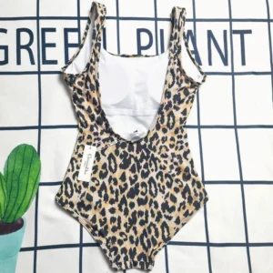 Christian Dior Swimsuit Women Mizza Motif Lycra Beige HighQuality 547