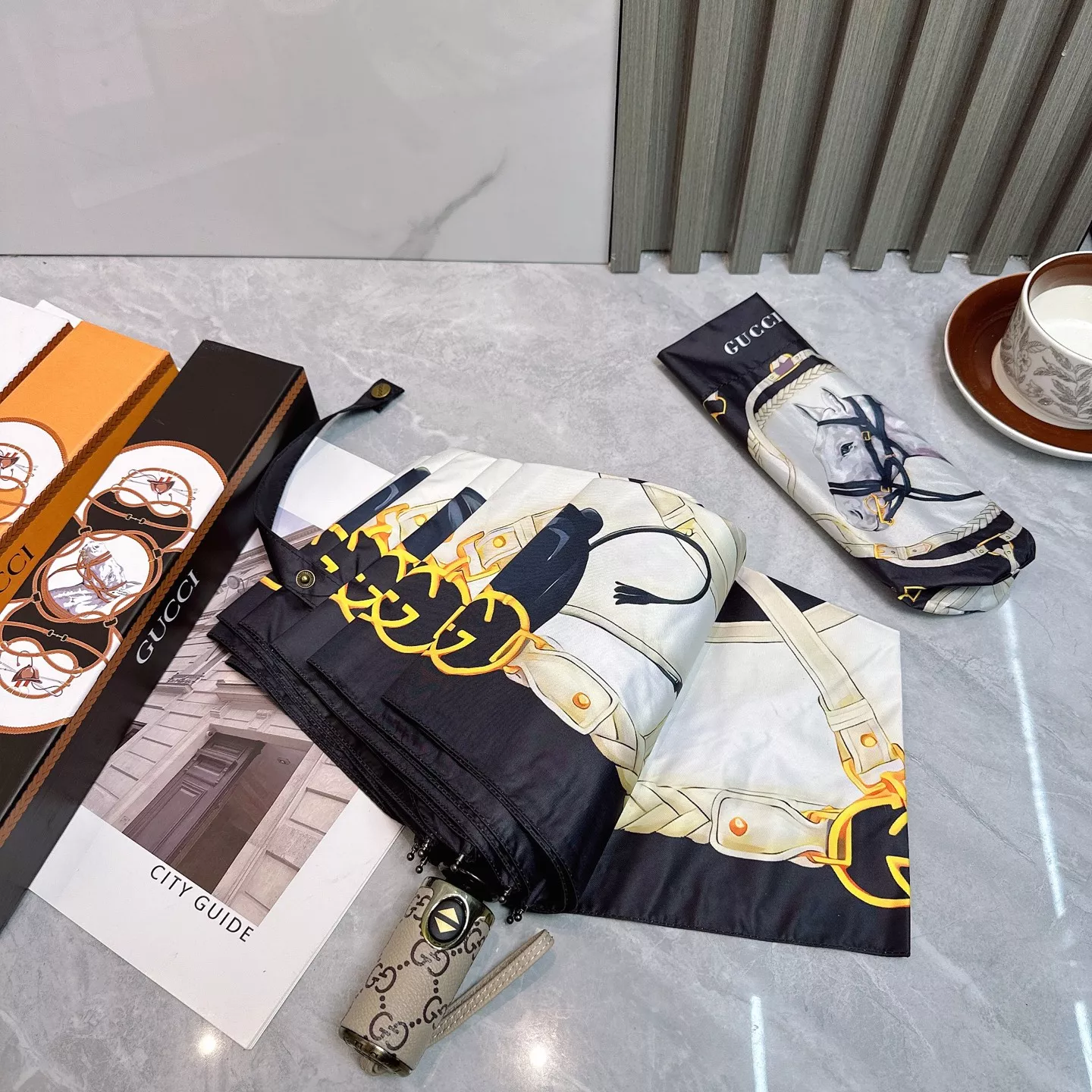 Compact 208 Hermes Umbrellas - Image 4